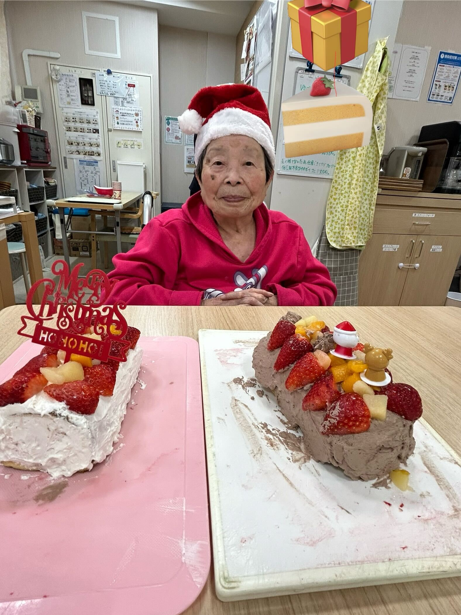 クリスマスケーキと共に 3階編♪｜福祉・介護・支援 社会福祉法人 奉